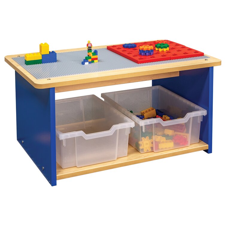 Construction table playset with storage hot sale